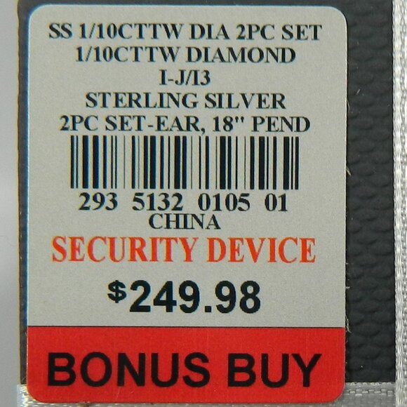 Diamond Blossom Necklace Diamonds set in Sterling Silver appx 1/20ctw - Picture 7 of 8